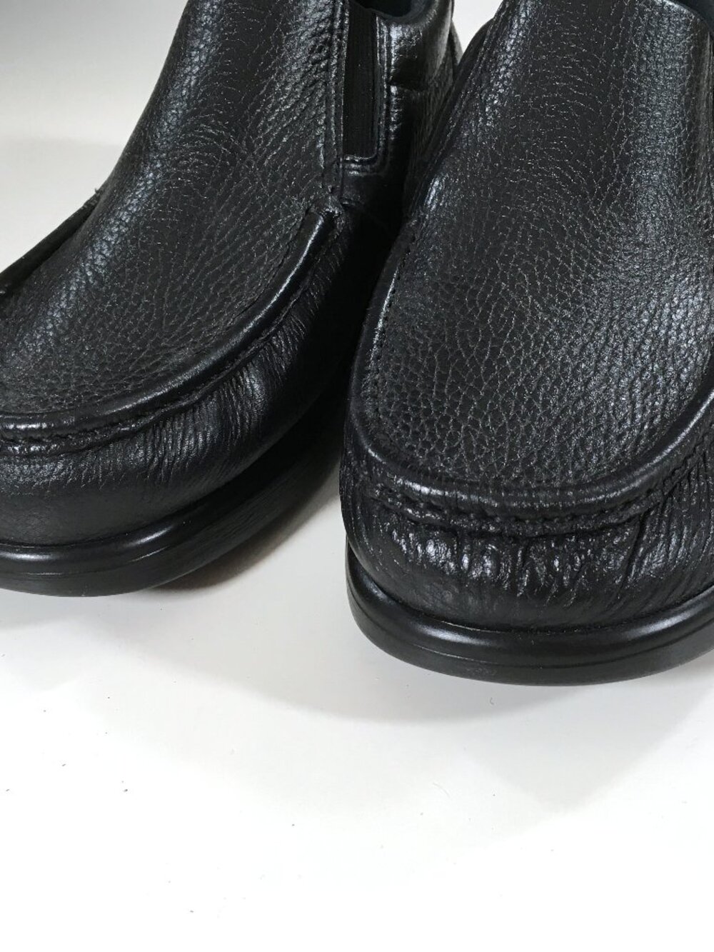SAS Side Gore Slip On Shoes Mens Size 11 WW Wide Black Leather - Picture 6 of 9